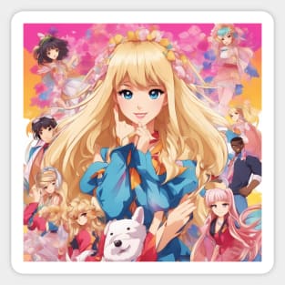 adventure pose Sticker